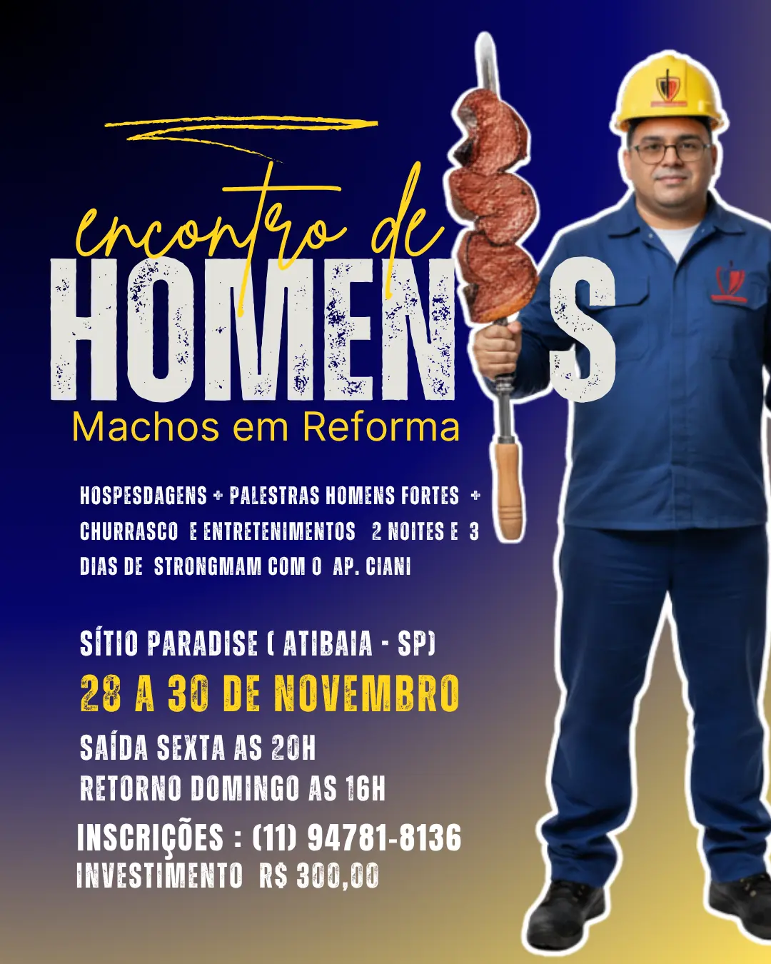Encontro Machos em Reforma - Igreja do Avivamento Cristão