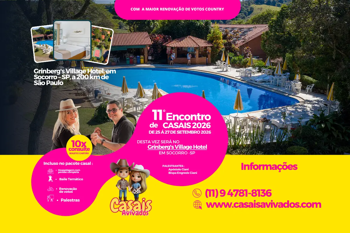 Ministério de Casais - Igreja do Avivamento Cristão - Encontro para casais cristãos